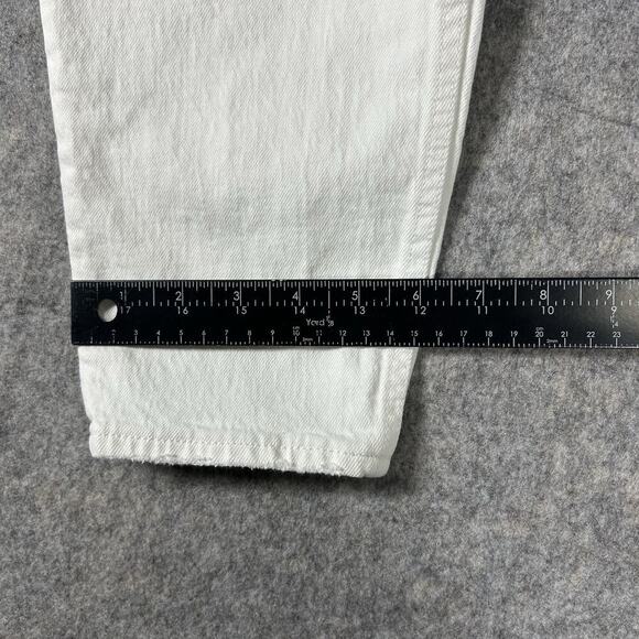 Abercrombie & Fitch Jeans Women’s 2 The 80s Mom Ultra High Rise Tapered White - Picture 9 of 9